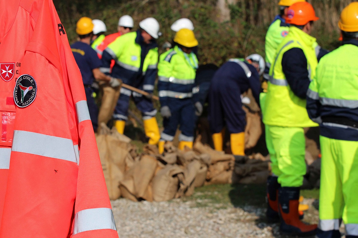 Preparation sandbags...