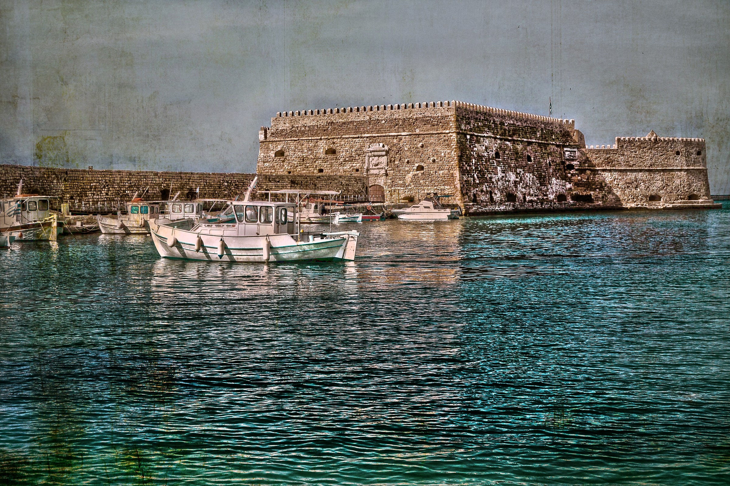 Candia old venetian port castle...