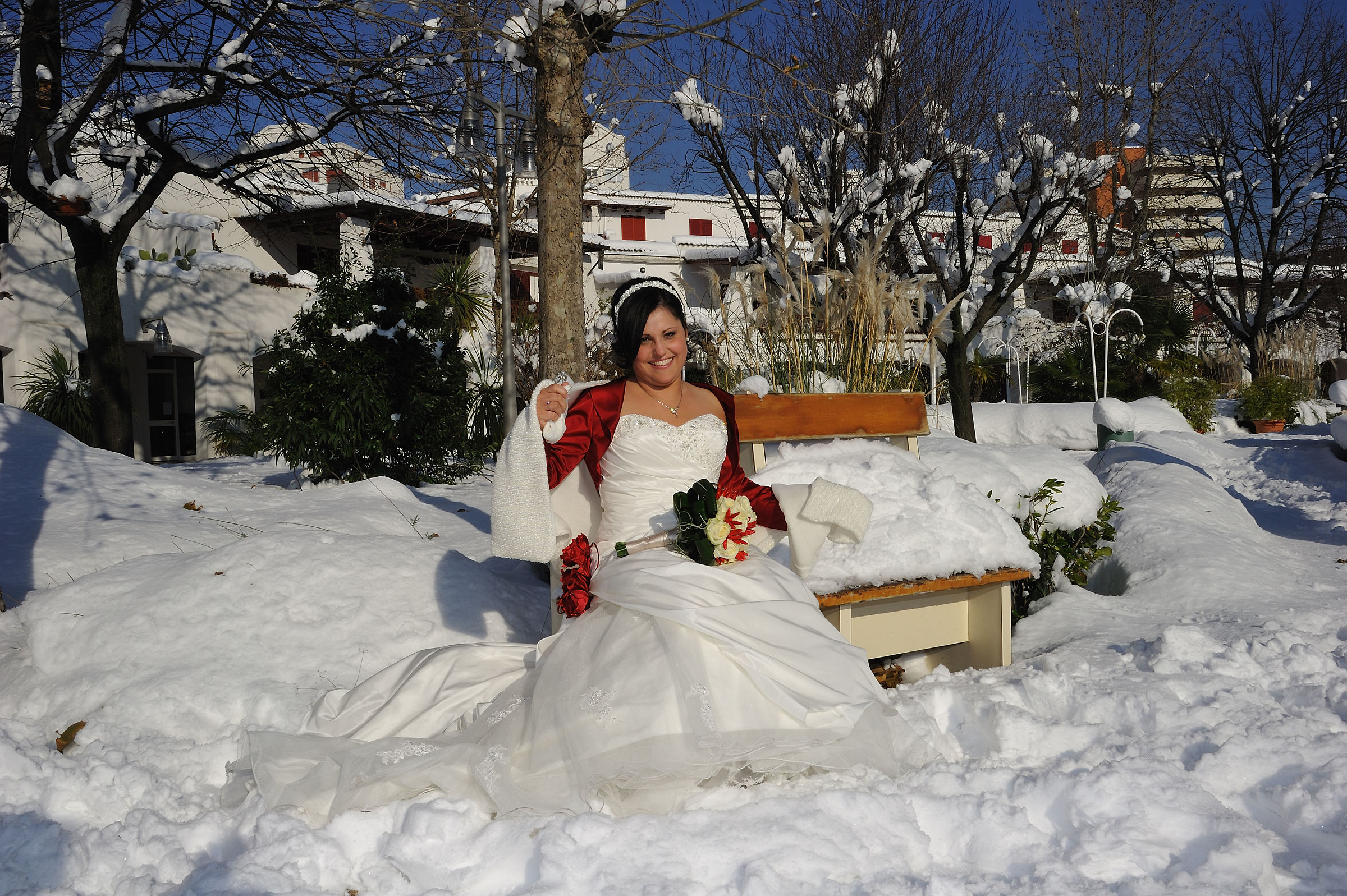 Wedding in the snow...