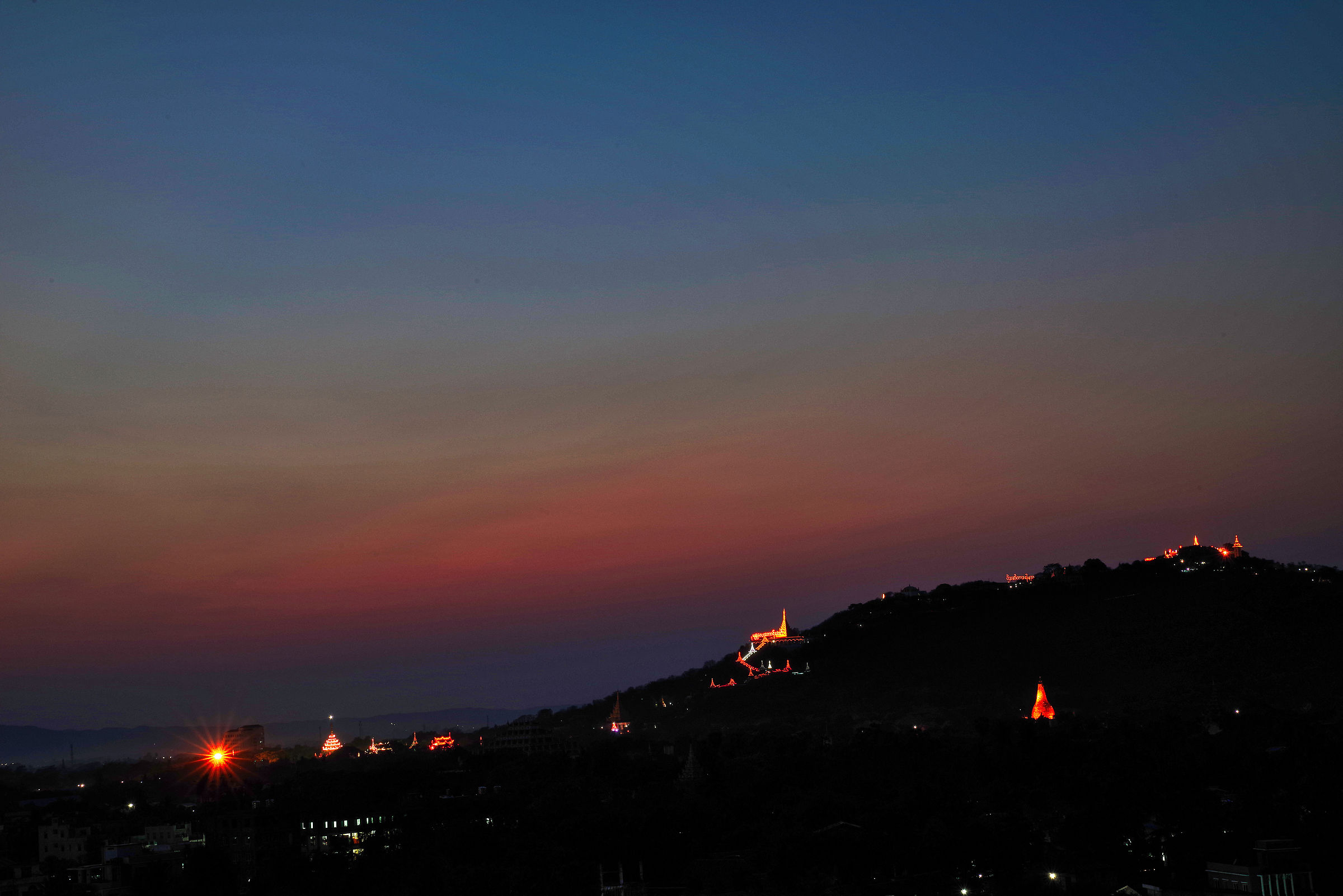 Sunset at Mandalay...
