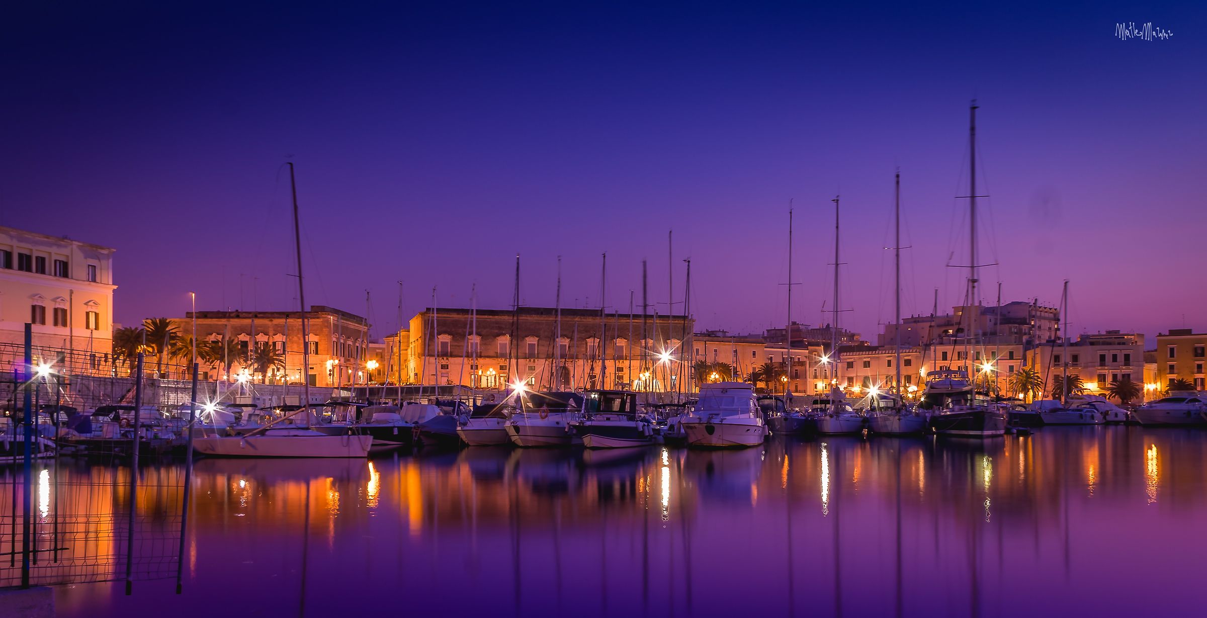 Panoramic Dock Port of Trani...