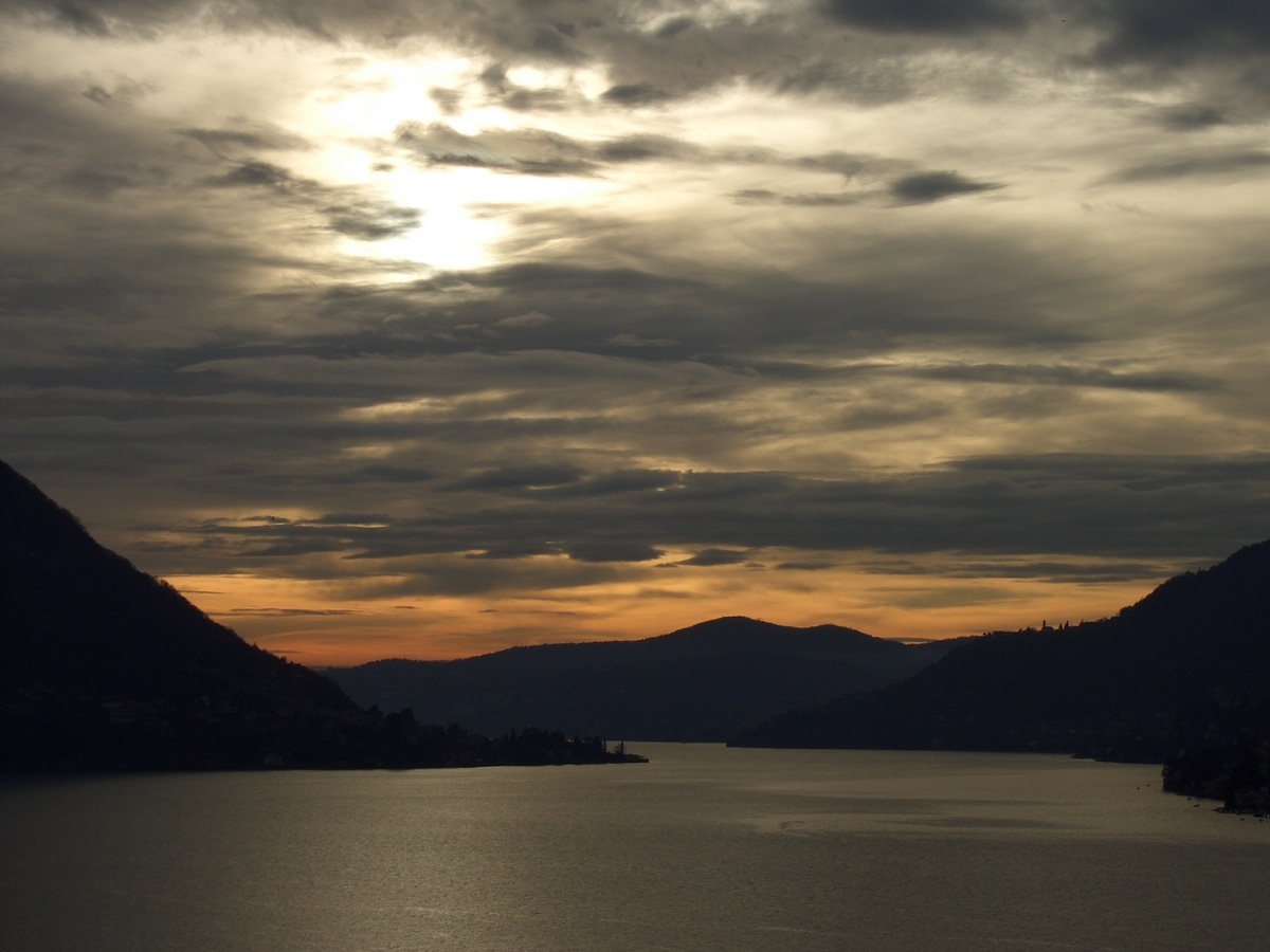 Sunset Lake Como...