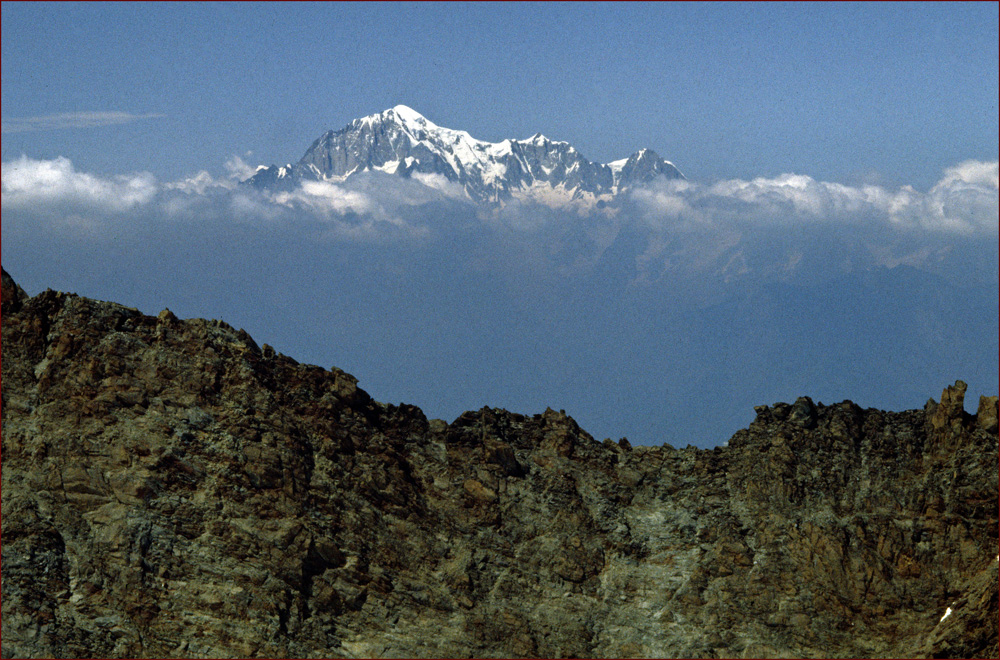 Mirage: Mont Blanc from Punta Rossa of Grivola...