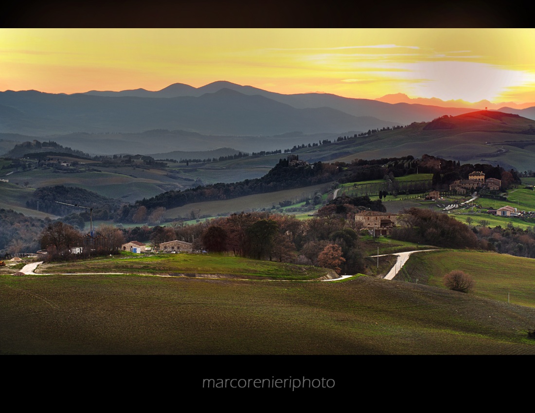 Last light of day (Tuscany)...