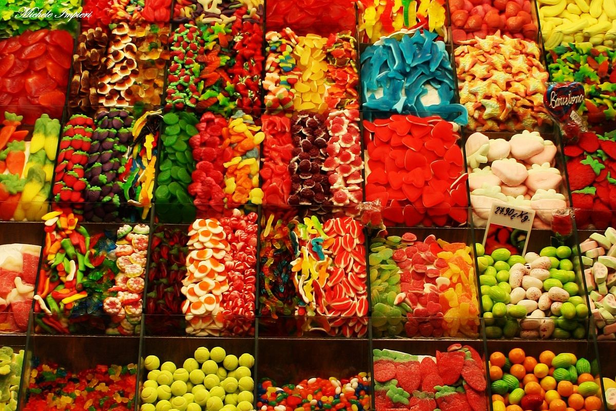 Candy stall in Spain...