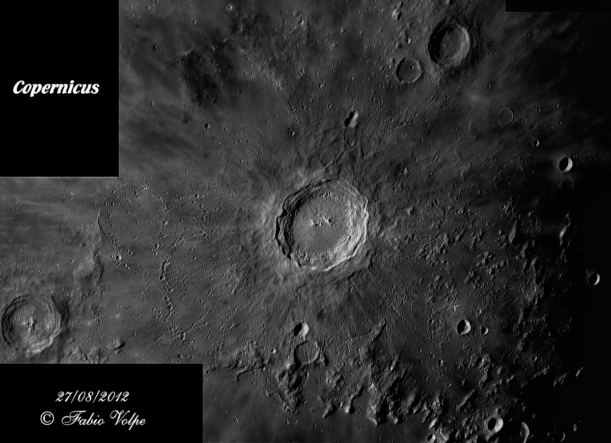 Mosaico del cratere Lunare copernicus...