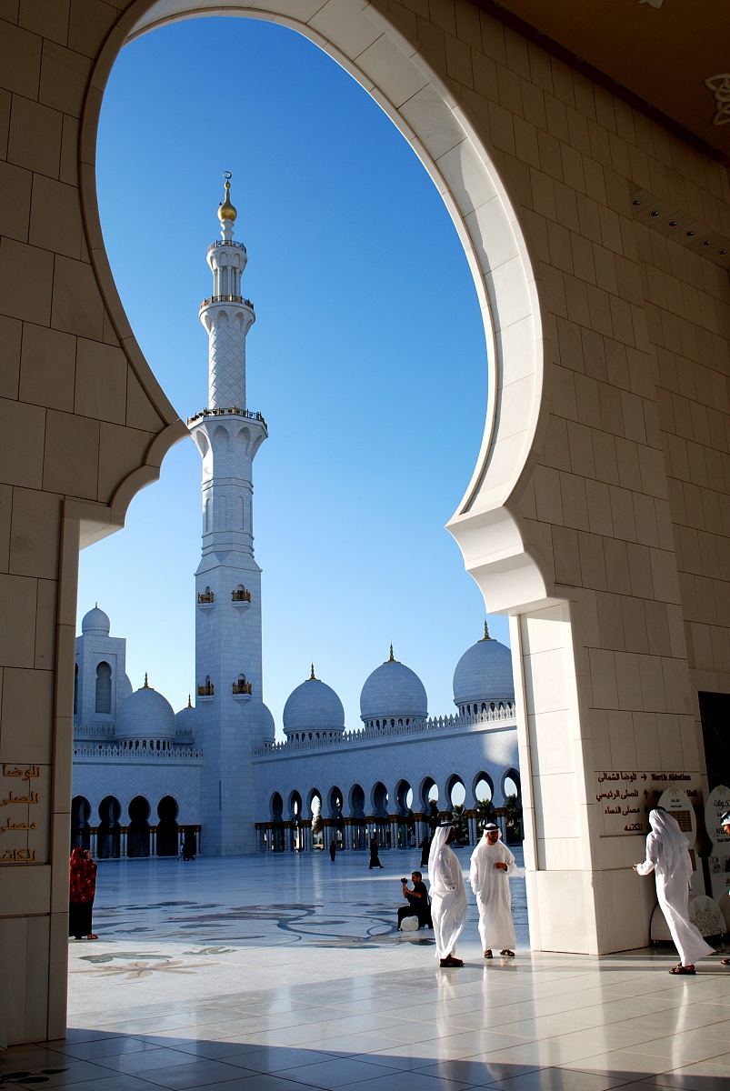 White Mosque in Abu Dhabi...