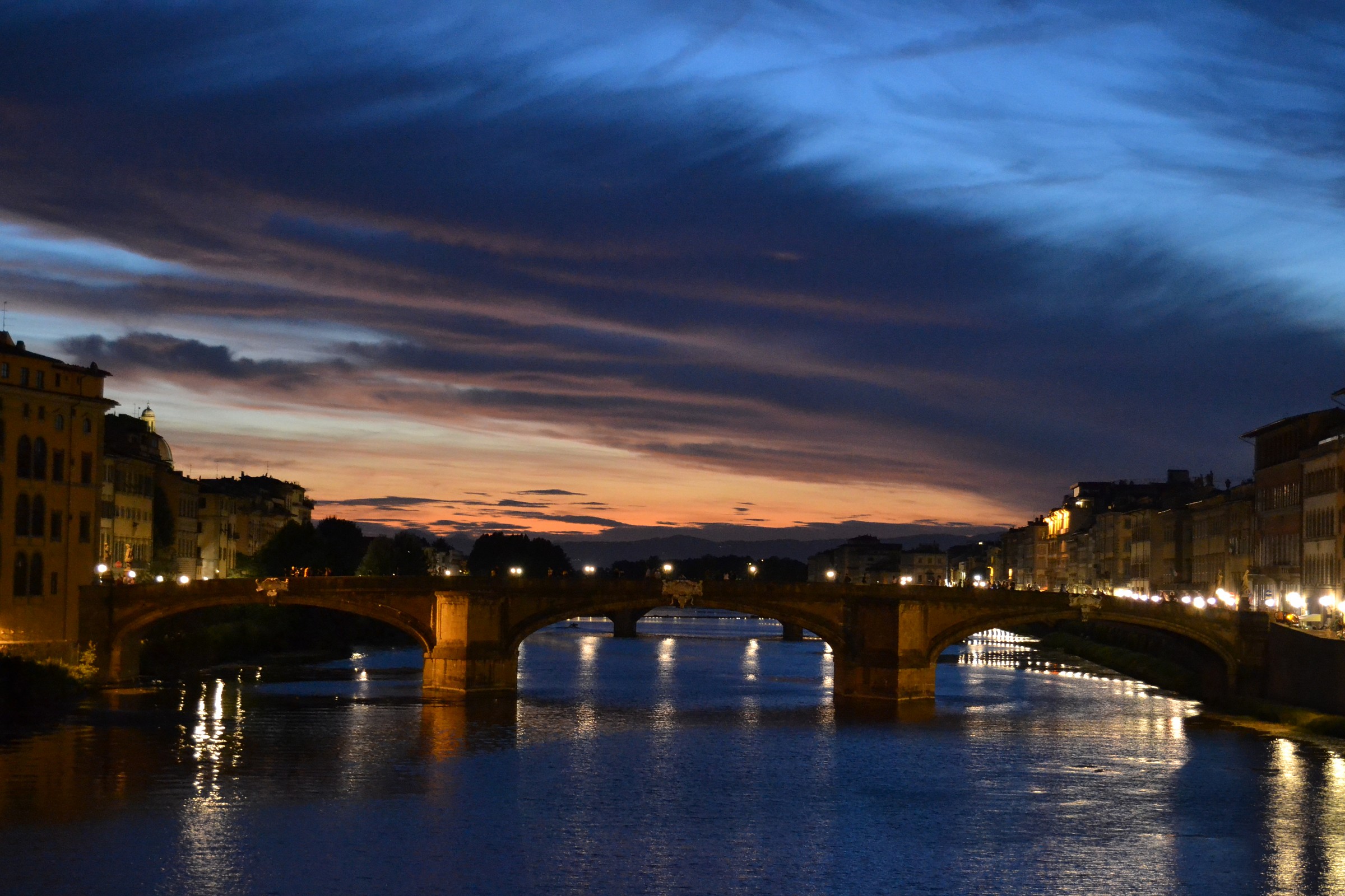 sunset in florence...