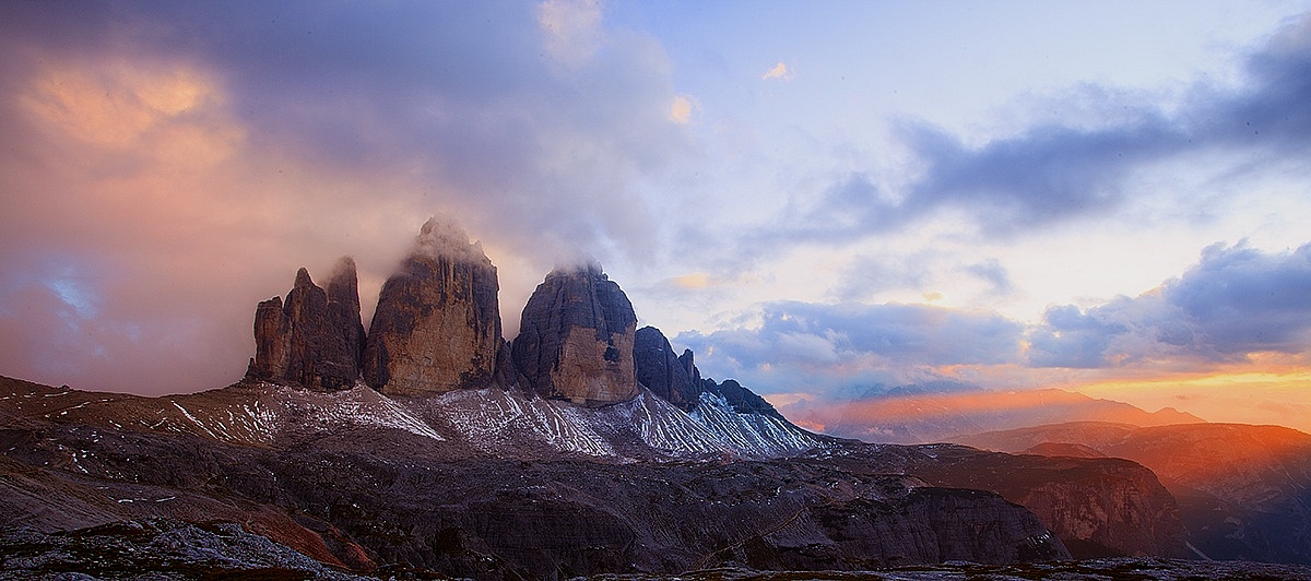 tre cime view...