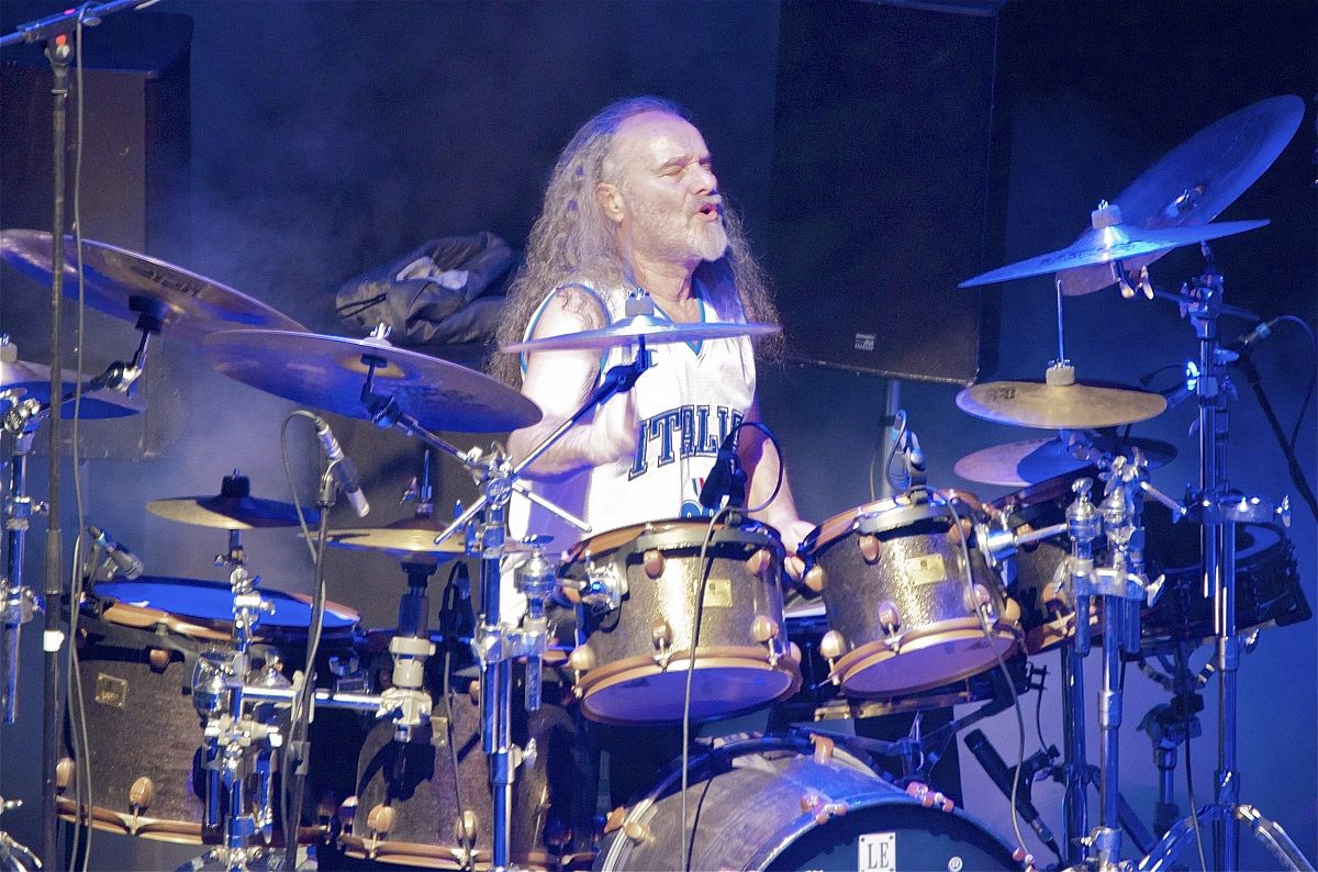 Michi Dei Rossi - legendary drummer of "Le Orme"...