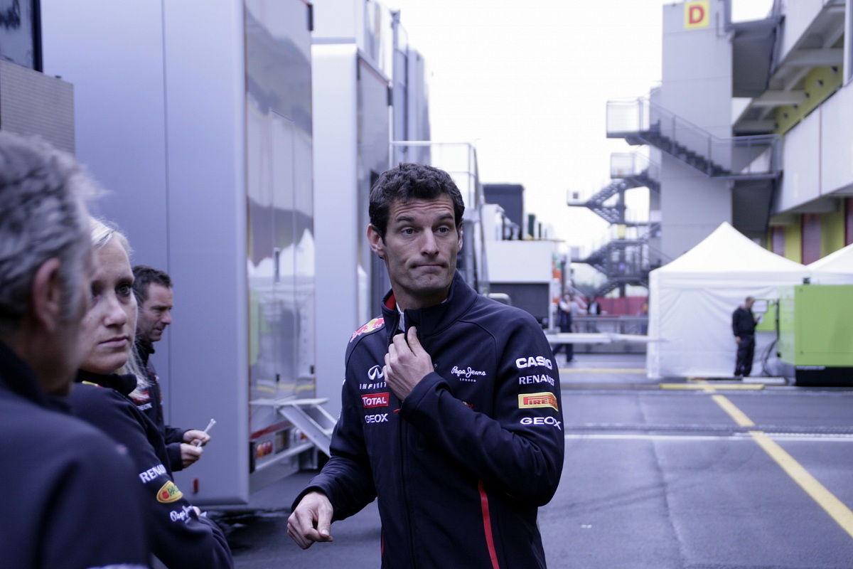 F1 2012 Mugello - Paddock - Mark Webber Red Bull Racing...