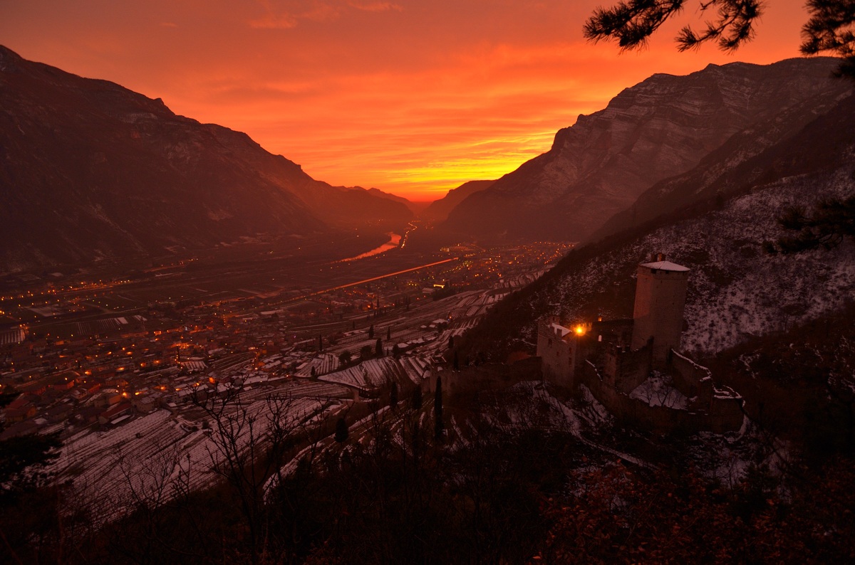 The valley fiery...