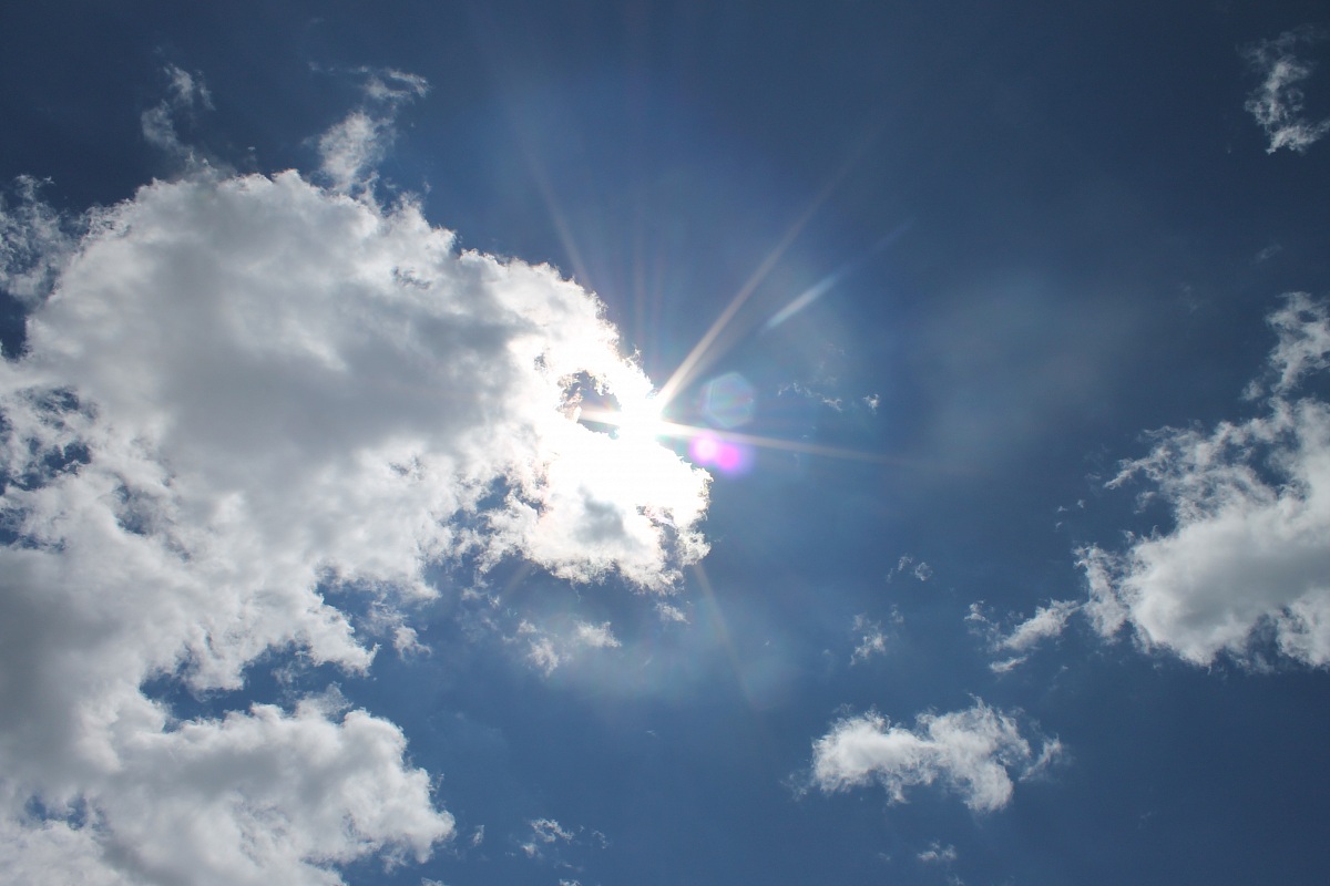 Against the sun...