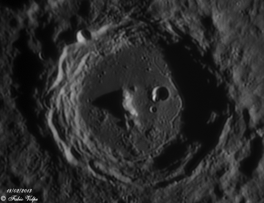 Cratere lunare arzachel...