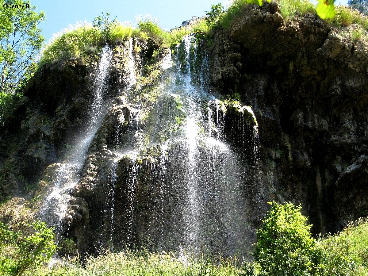 waterfall in the canyon du Verdon...