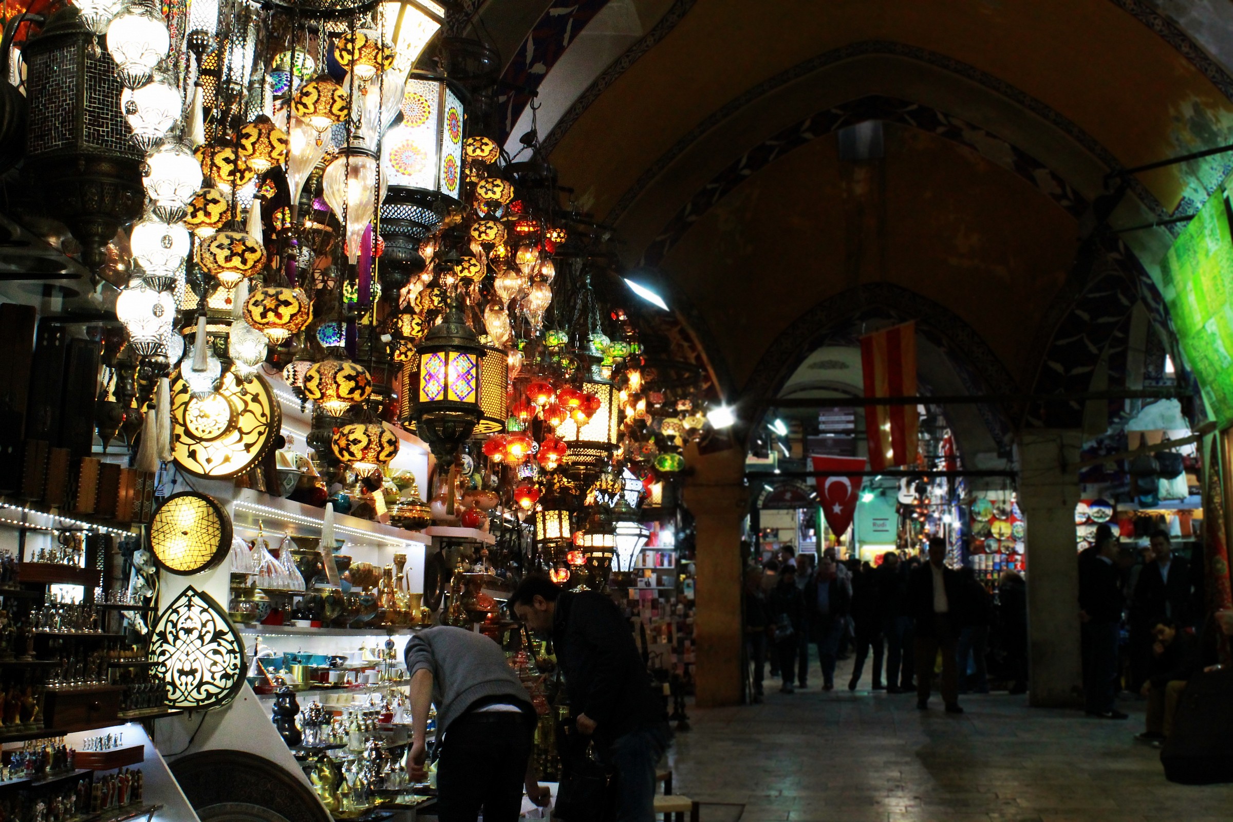 The streets of the Grand Bazaar...