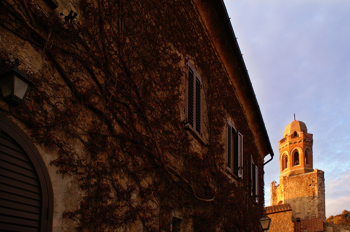 Castiglione della Pescaia at sunset...