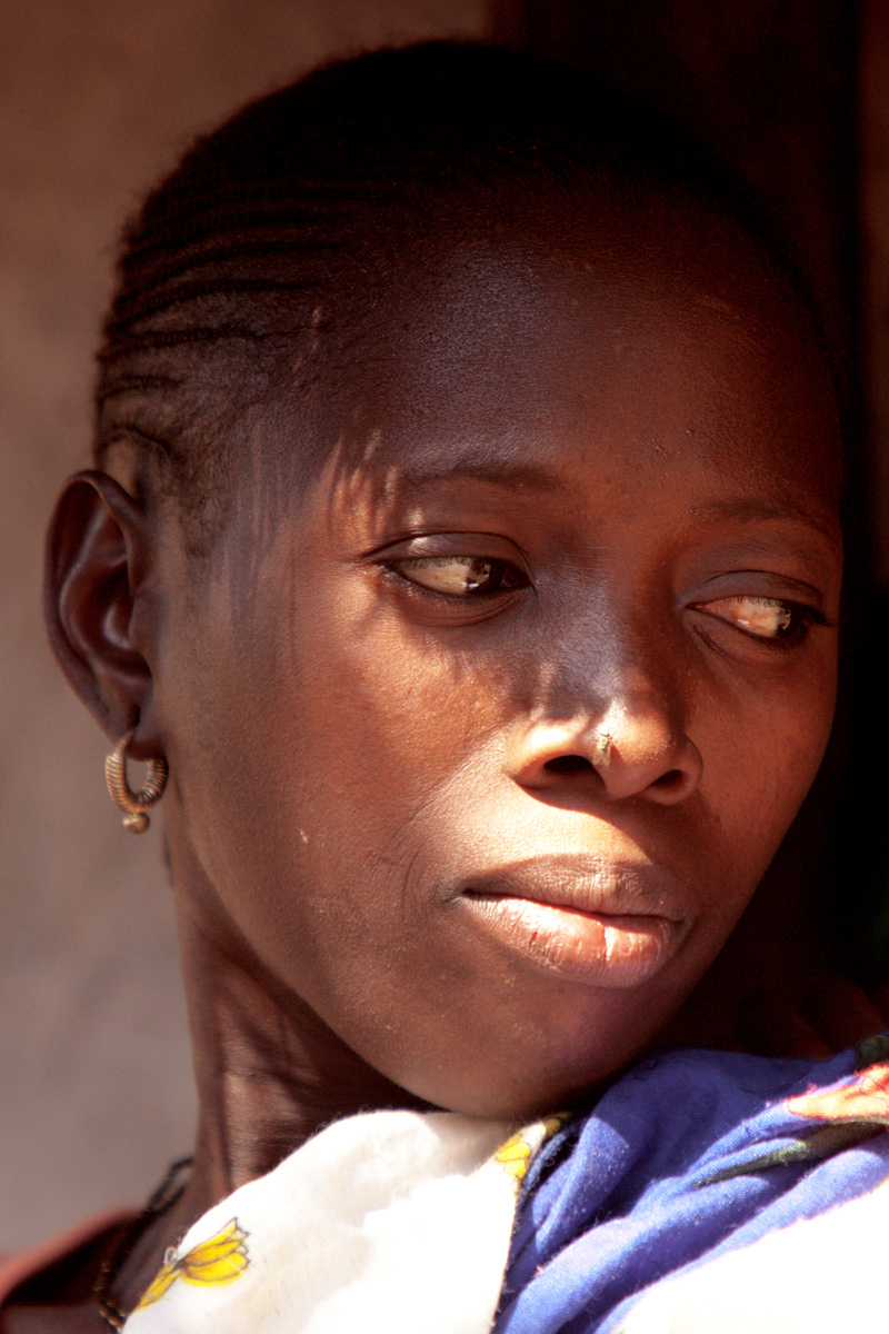 Guinea: Tamguè massif; Fouta Djallon: Woman Peul....