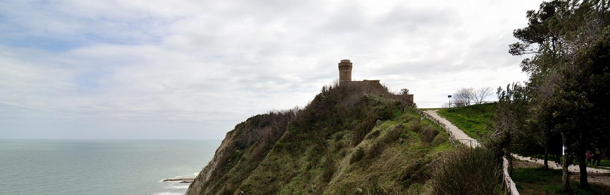 The lighthouse Cardeto (Ancona)...