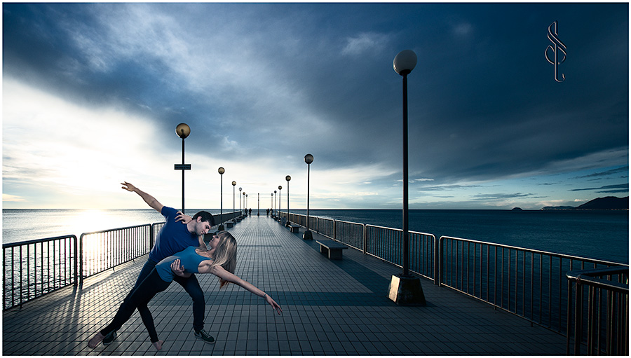Dancing on the pier...