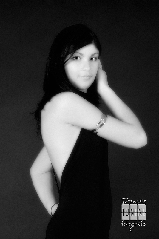 black and white...