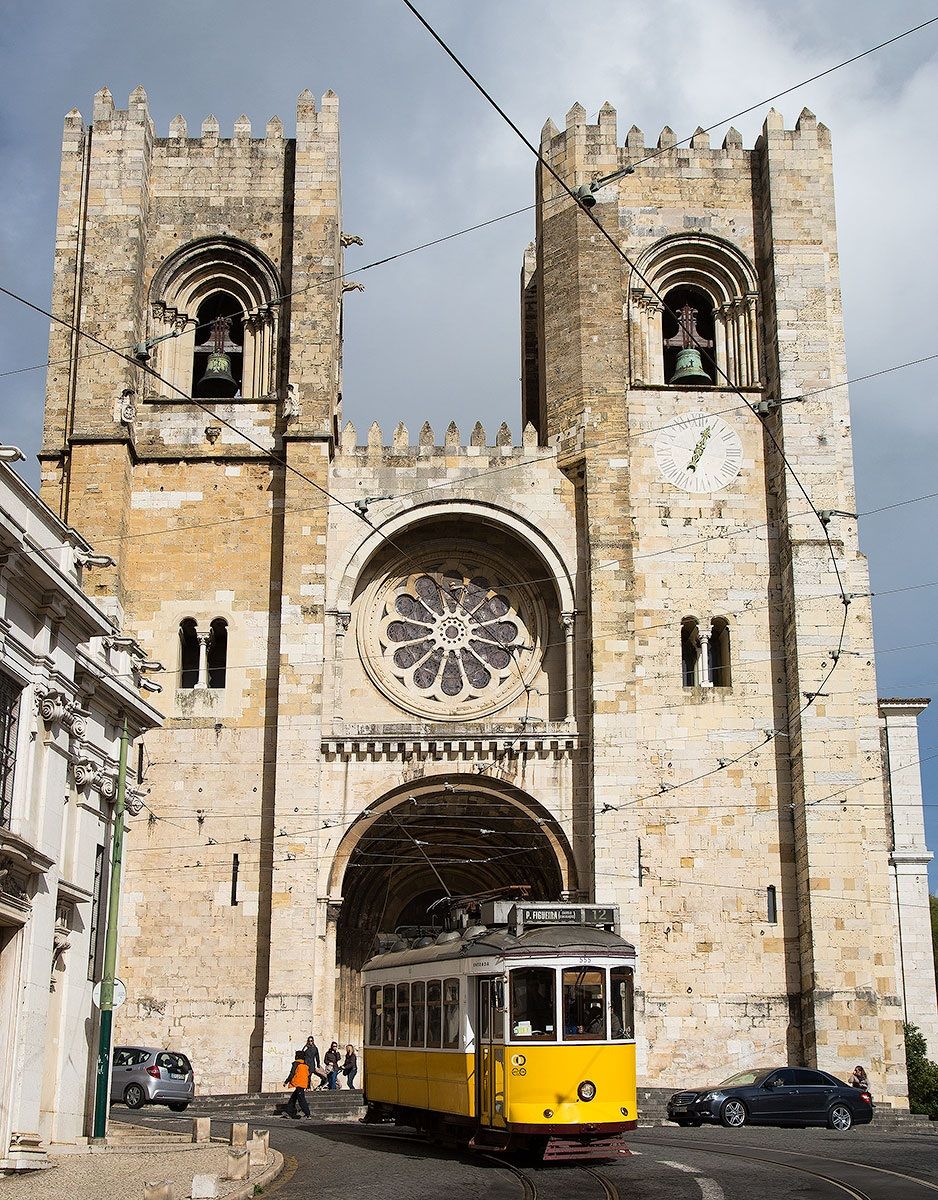 la cattedrale.Lisbona...