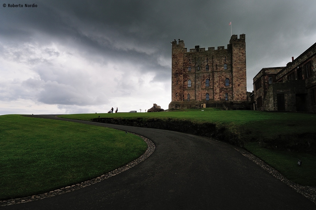 Bamburgh Castle, Northumberland, England...