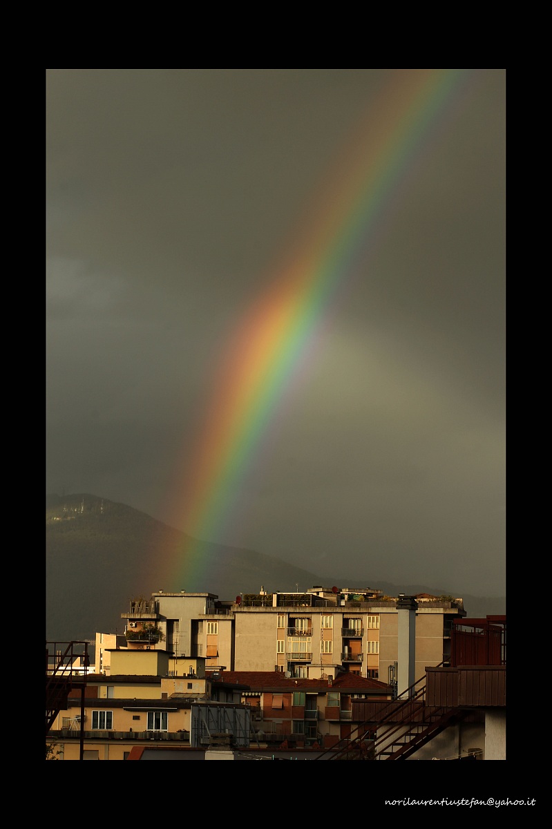 rainbow over Florence...