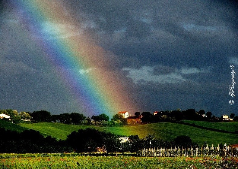 Rainbow on Hill...