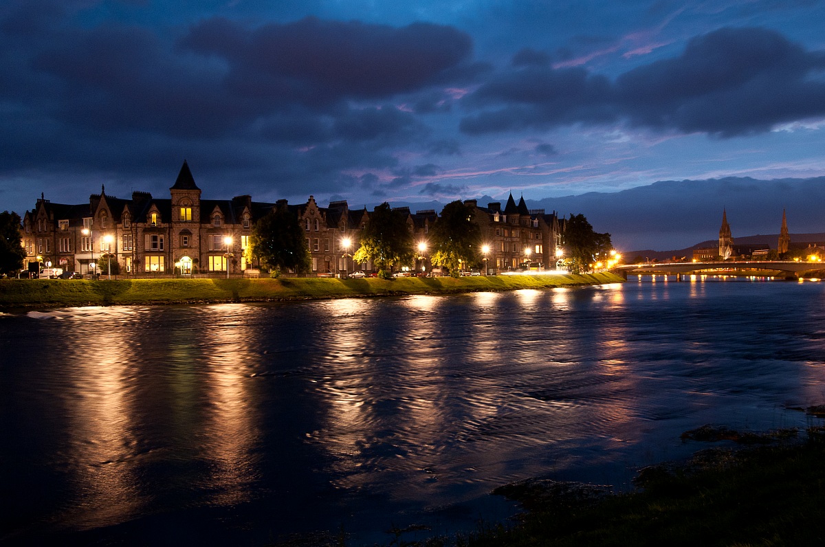 Inverness by night...