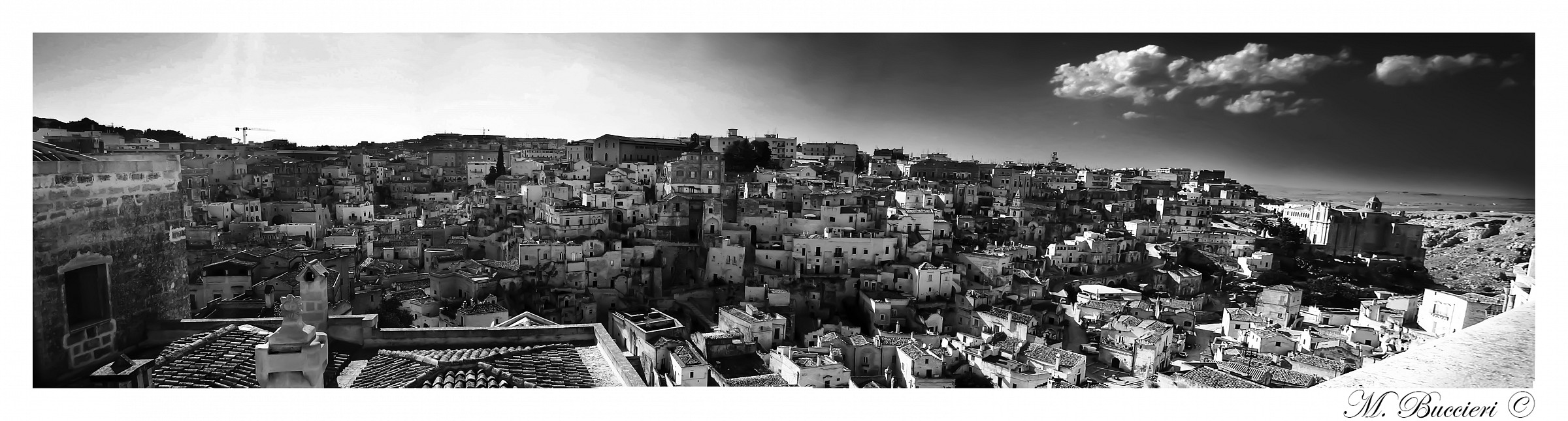 A view of the Sassi of Matera...