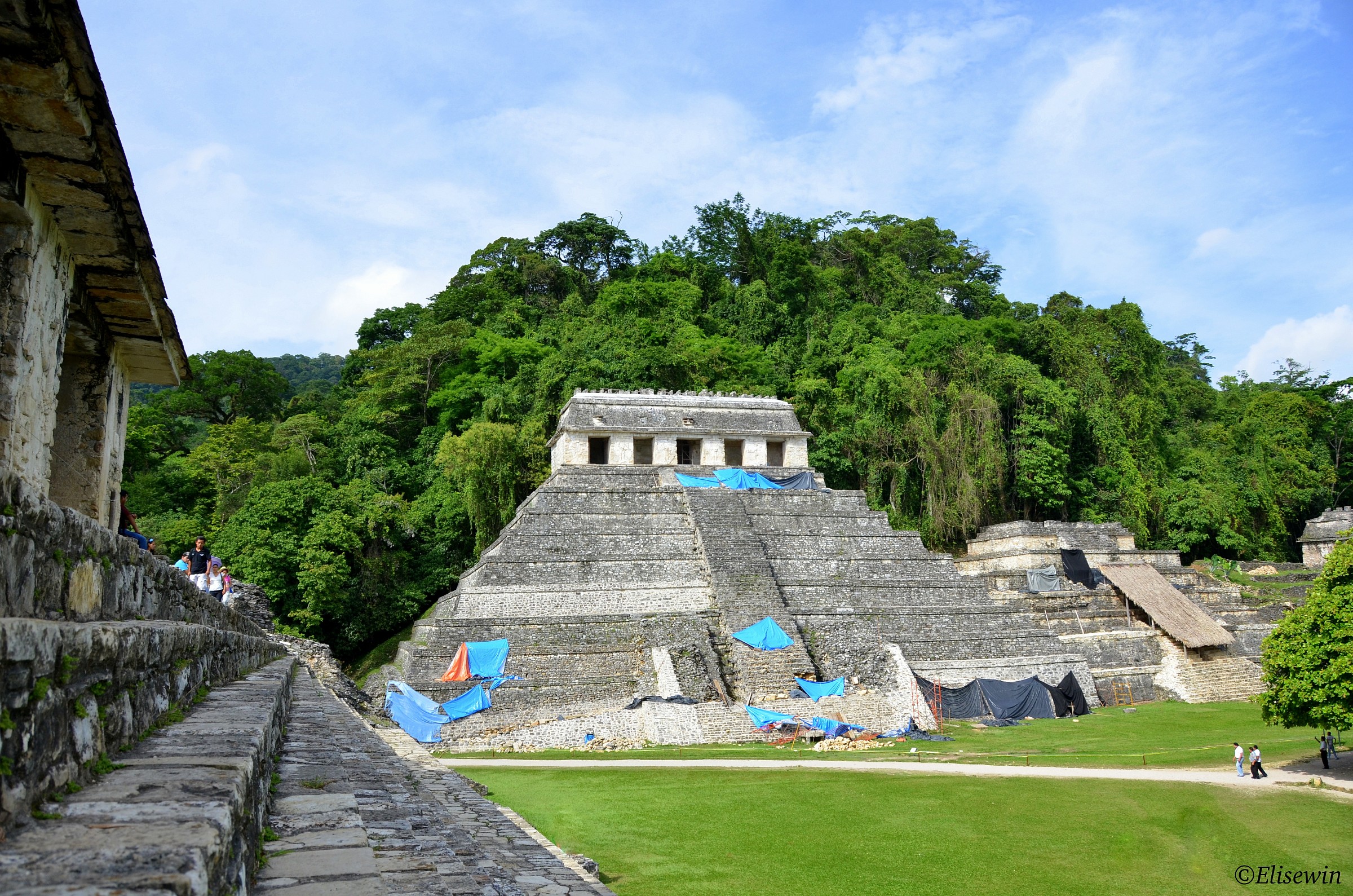 Palenque - The Temple of the Inscriptions...