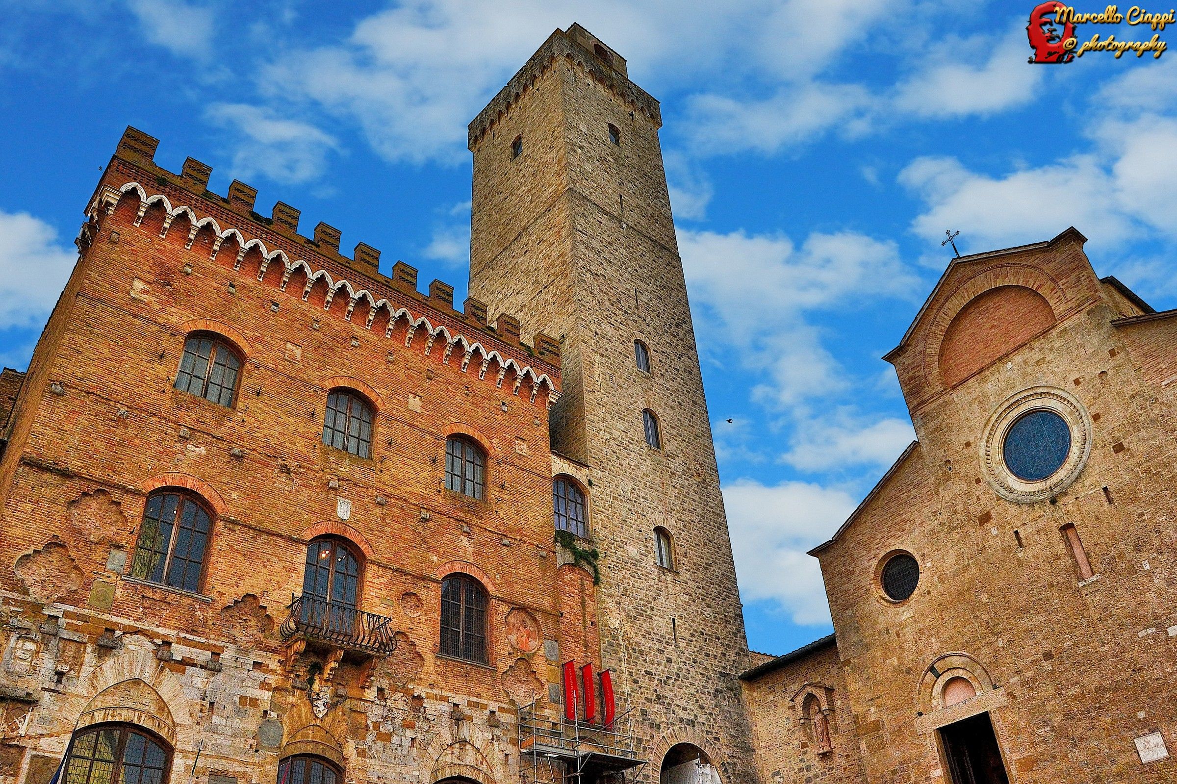 San Gimignano - Town Hall Tower-Grosso-The Cathedral...