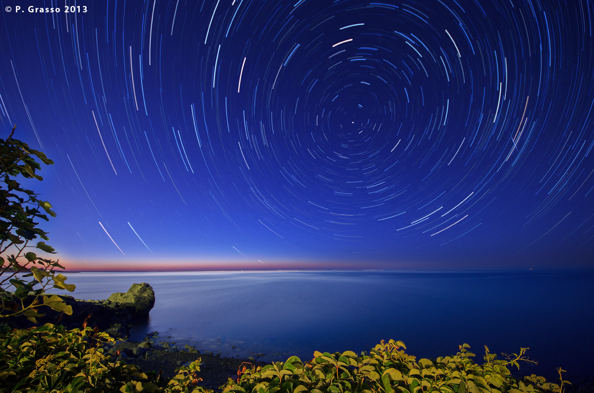 2nd Test Startrail - 110 increments of 30 seconds ......