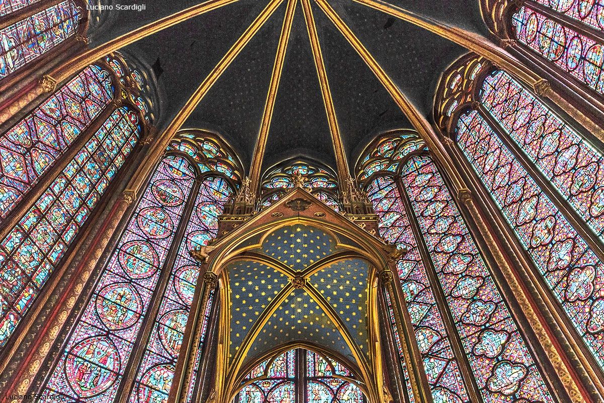 Le vetrate di Saint Chappelle...