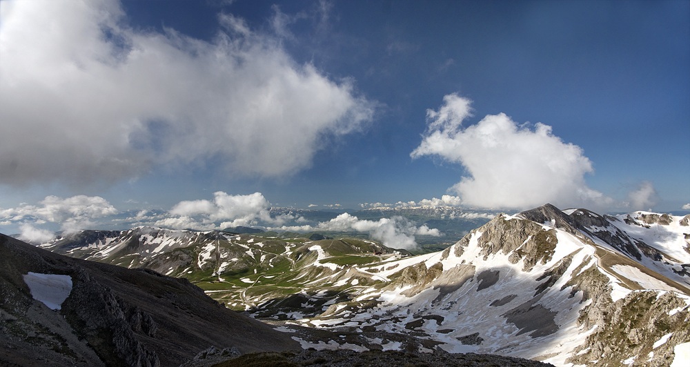 Panoramic view from Mount Eagle...