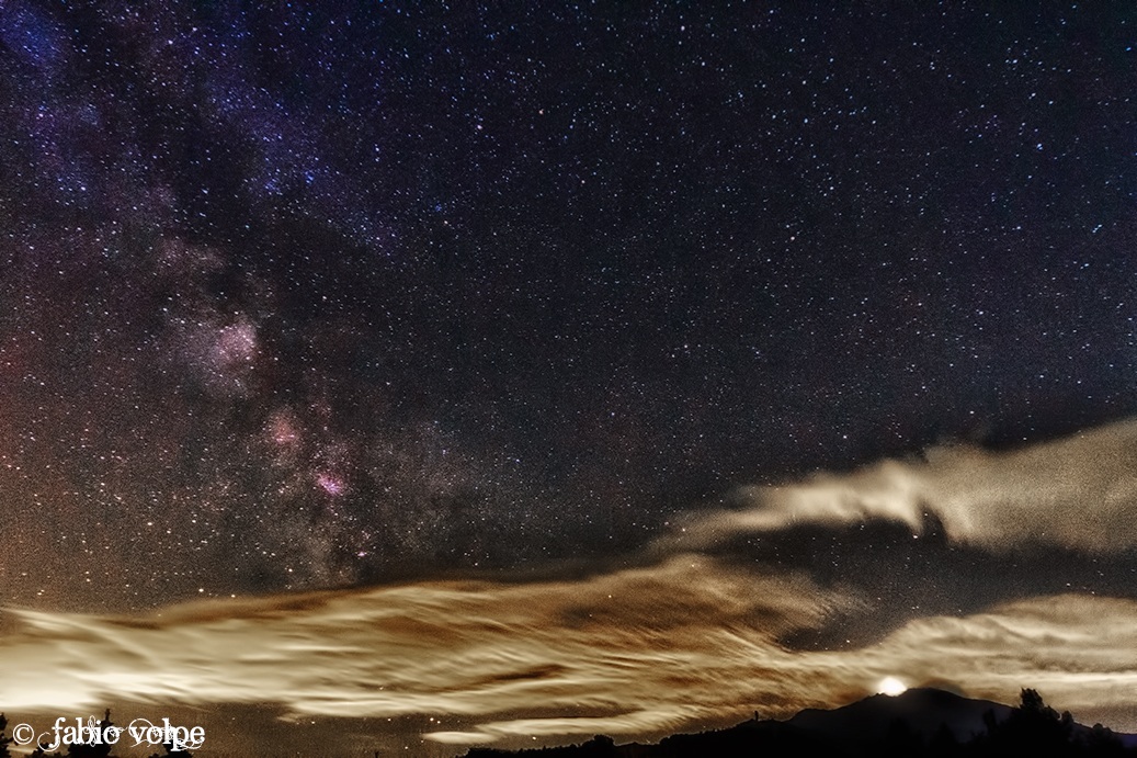 Milky Way and clouds...