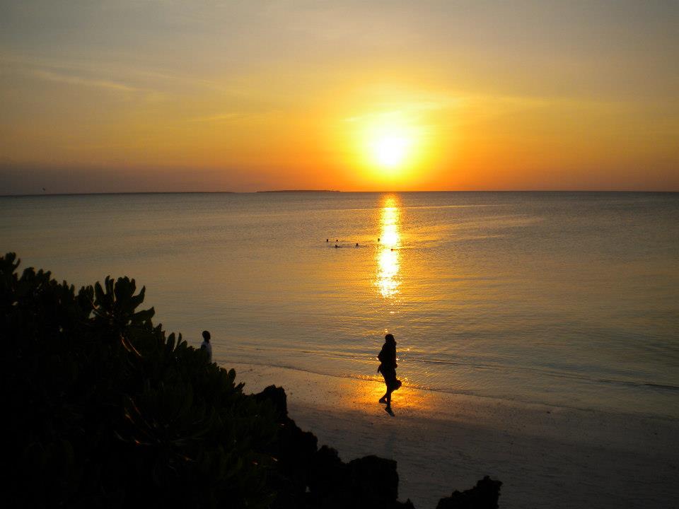 Sunset in Zanzibar...