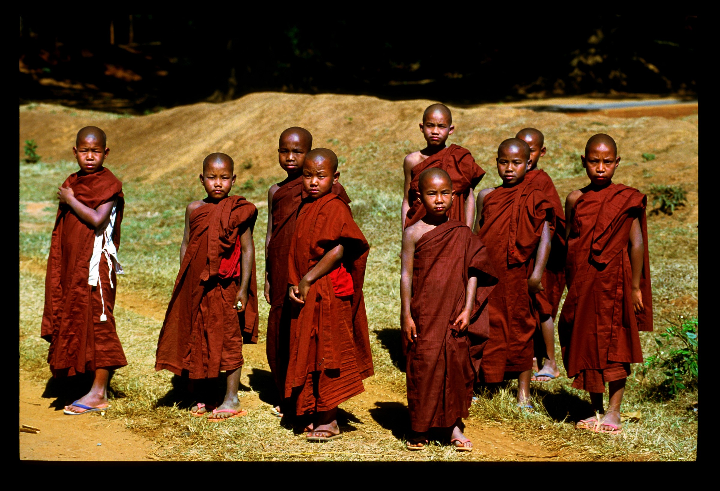 -Burma Monks children...