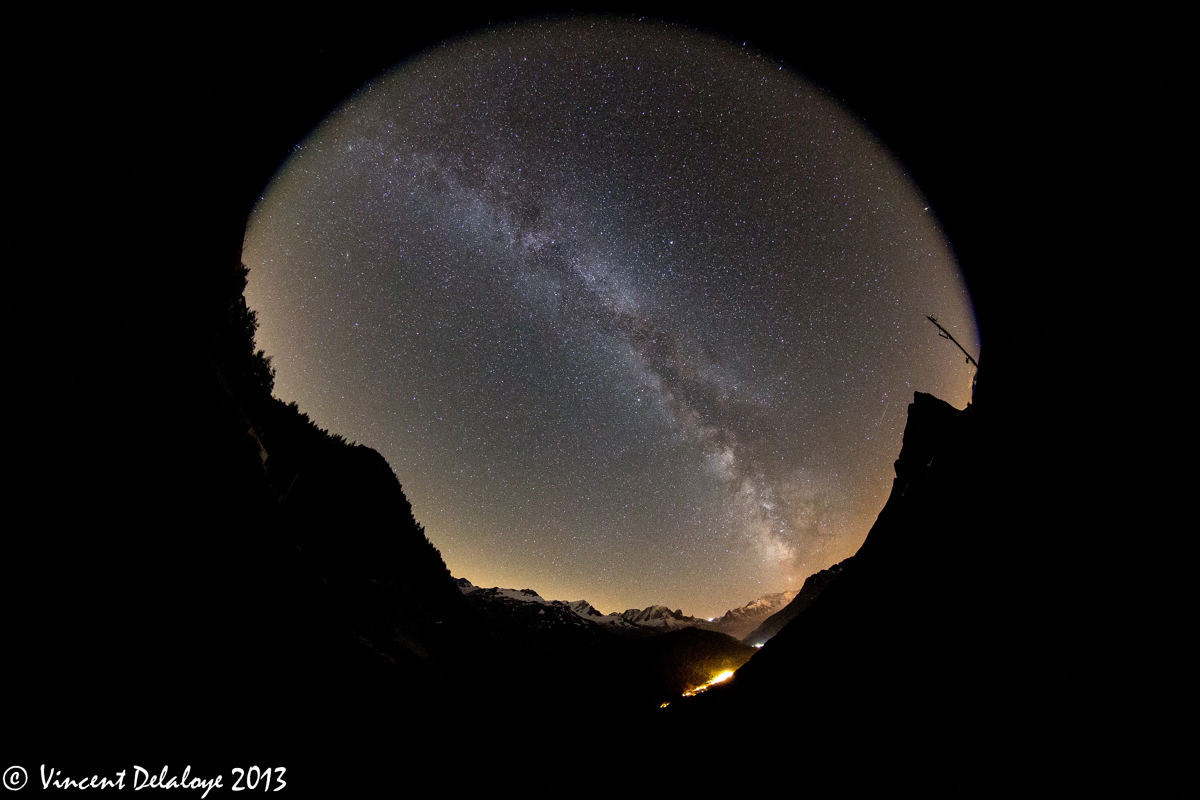 Milky Way and Mont Blanc...