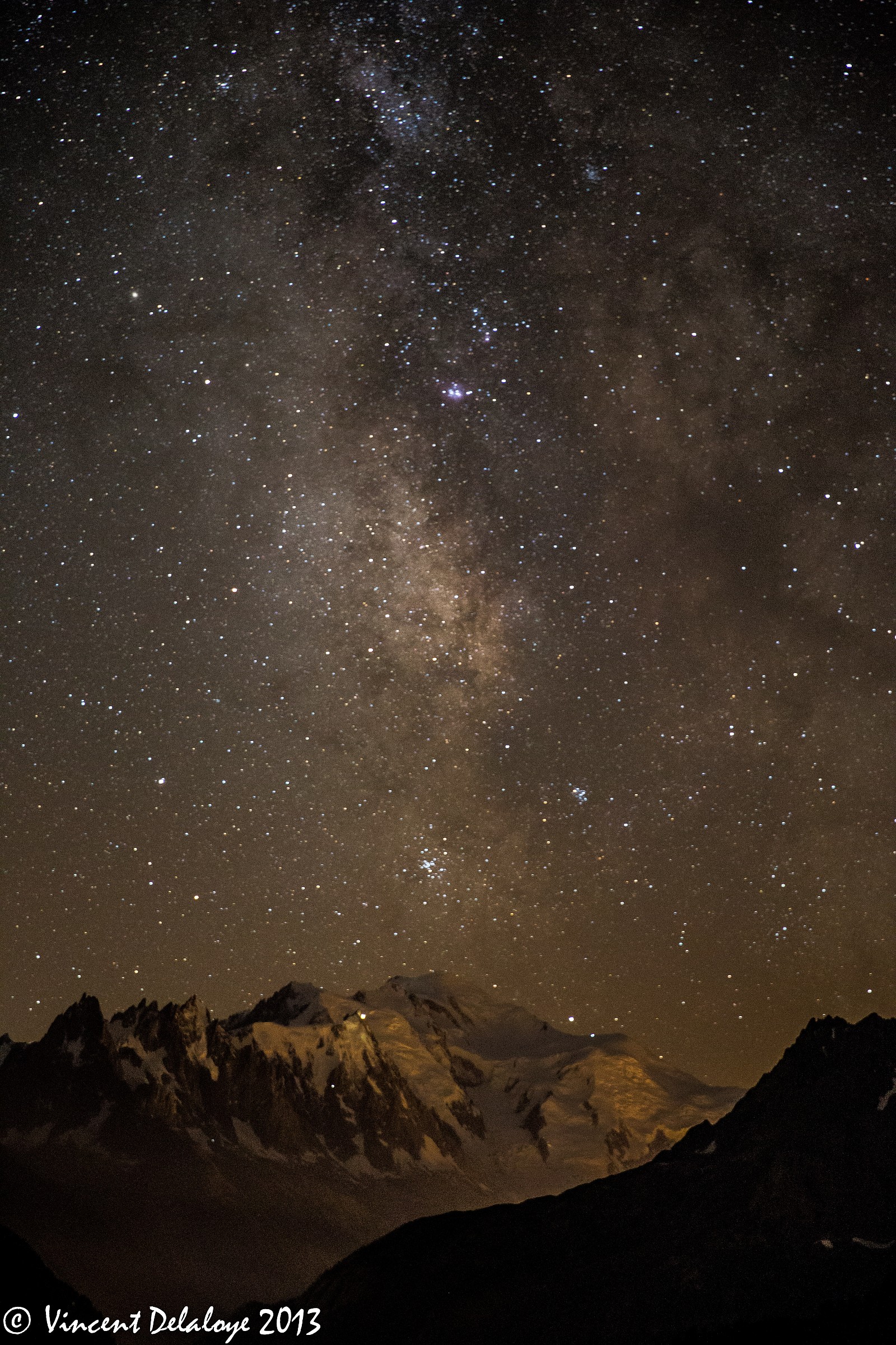 Milky Way and Mont Blanc...