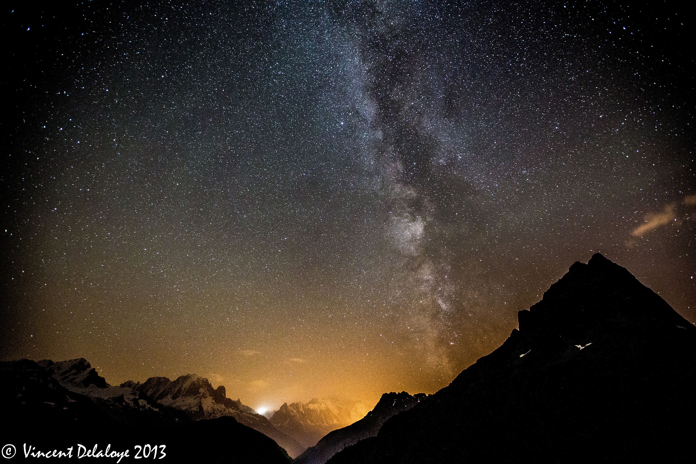 Milky Way over the Mont Blanc...