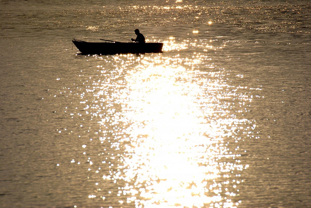 Fishing the sun...