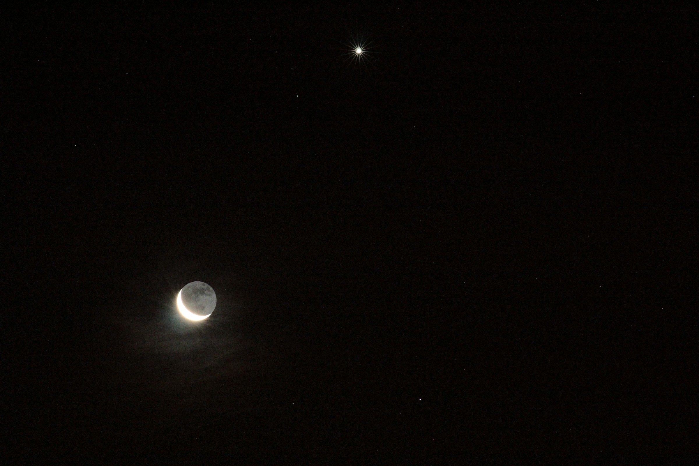 Venus conjunction moon...