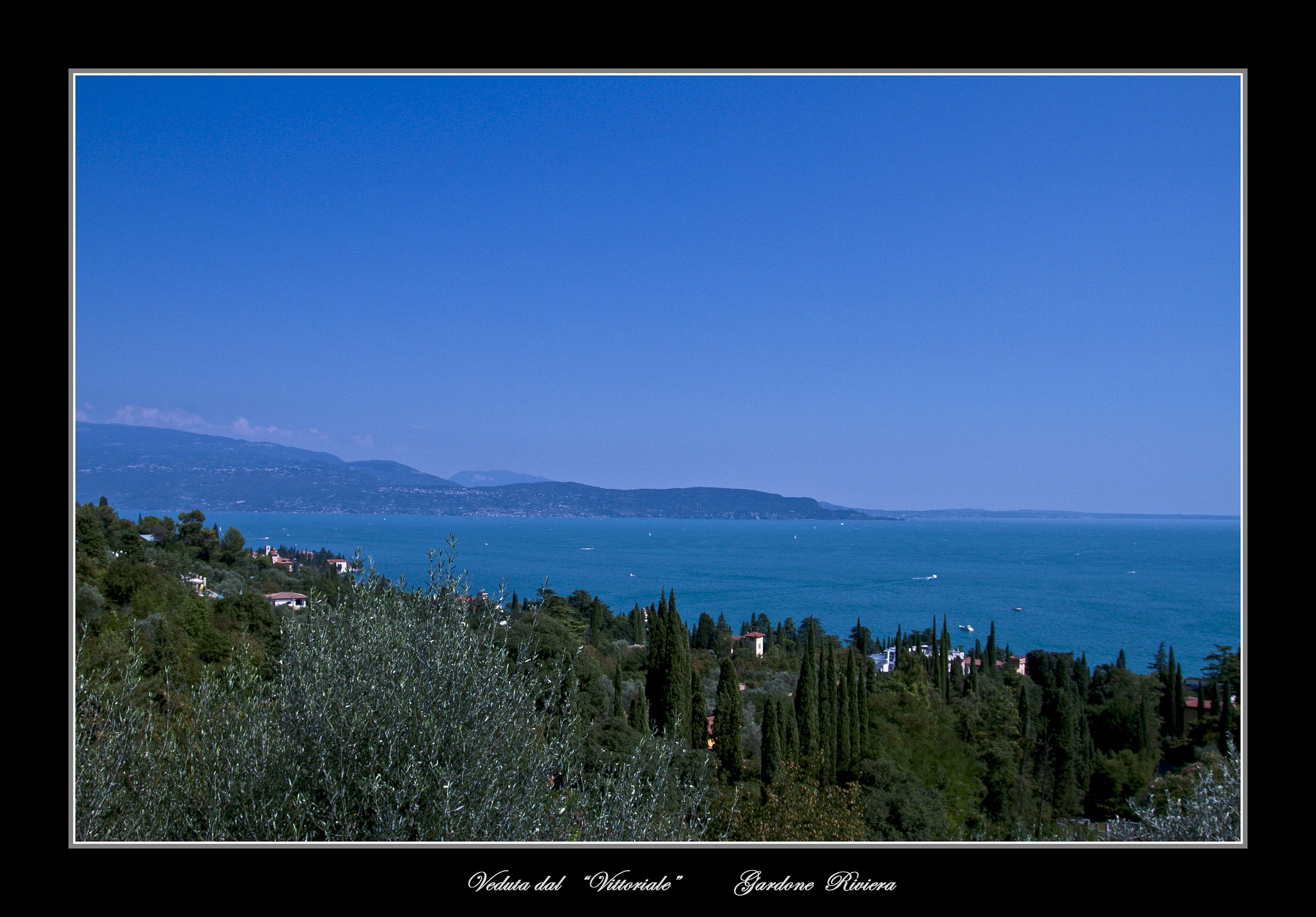 View from the "Vittoriale"...