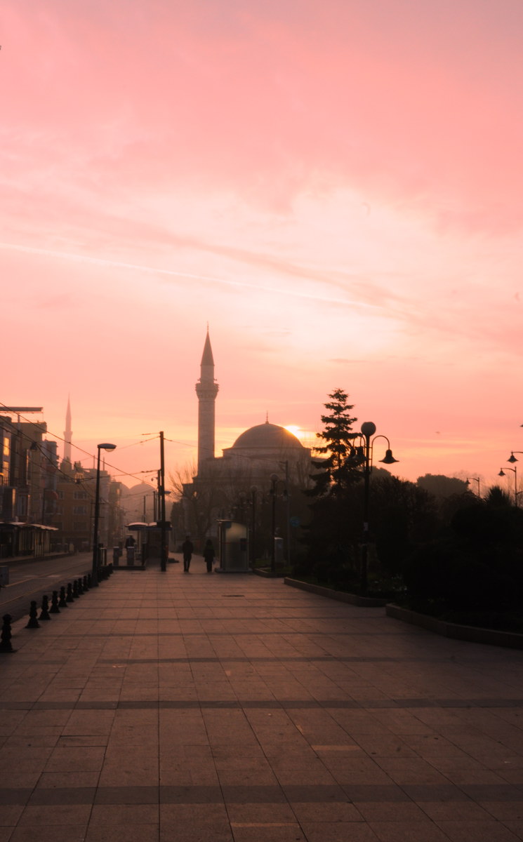 Sunrise in Istanbul...