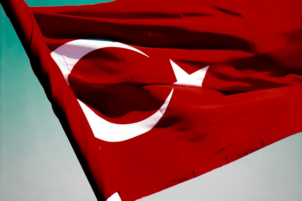 Turkish flag...