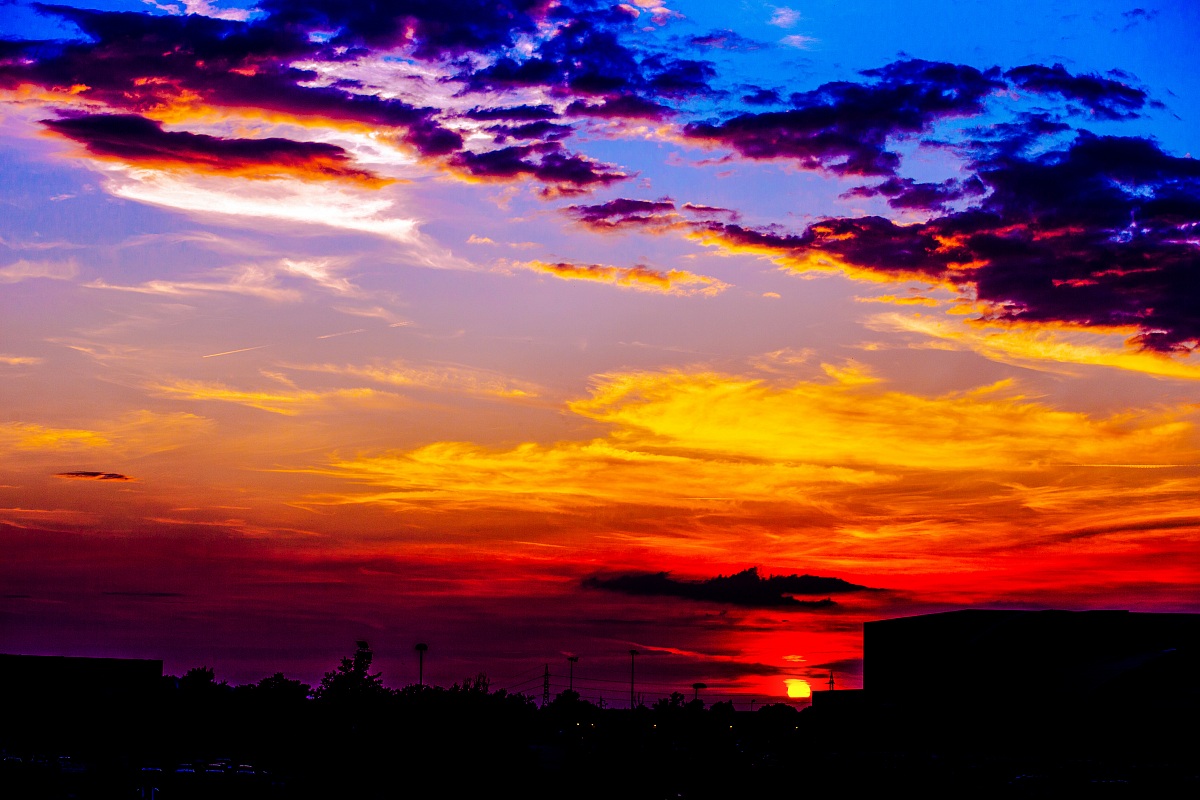 tramonto da favola...