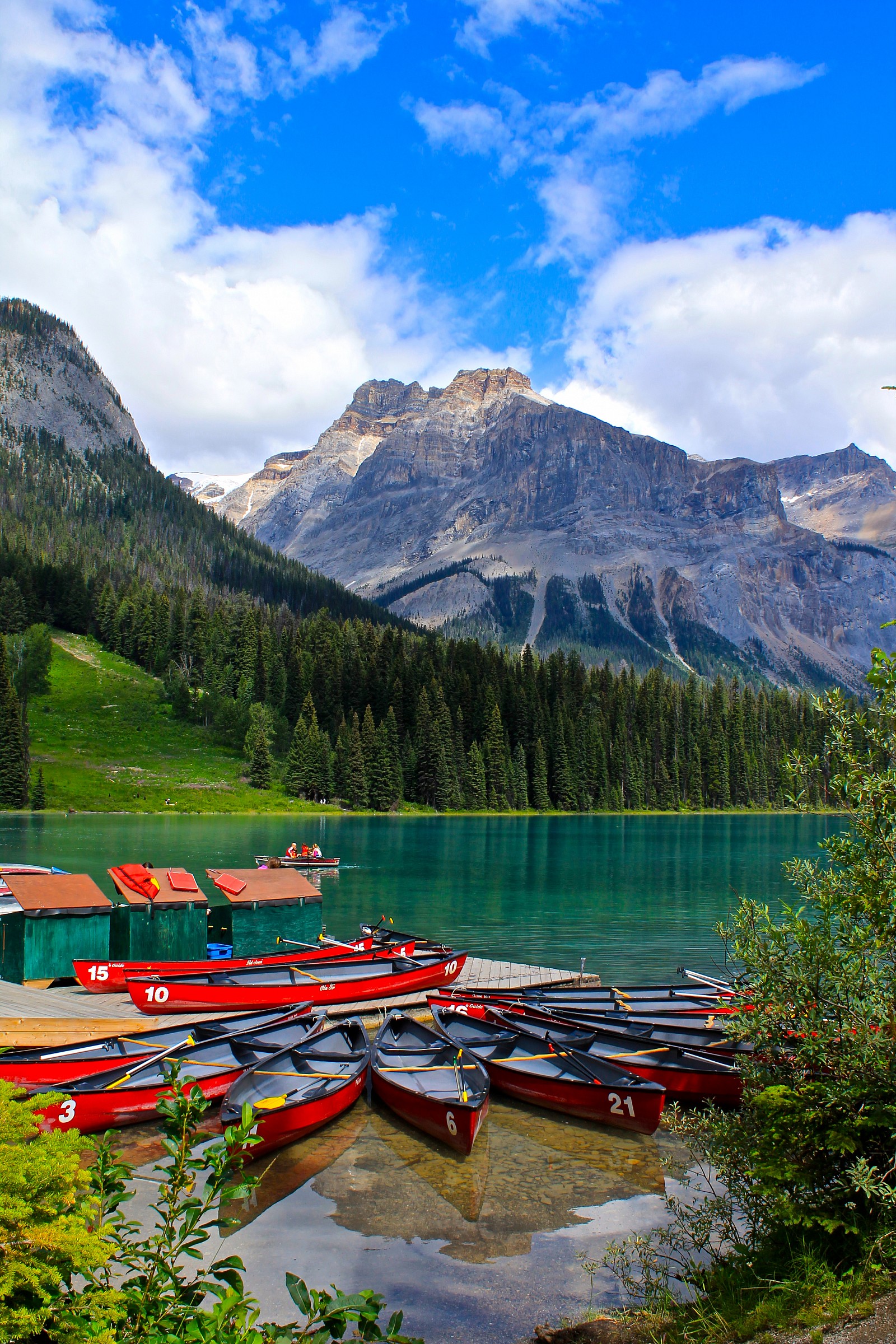Lake Emerald, Banff, Alberta, Canada...