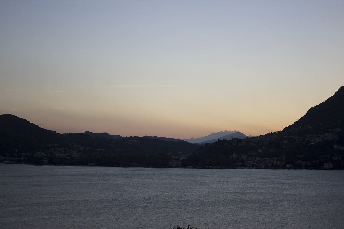Lago al tramonto...